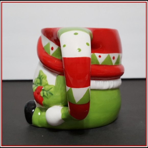 NEW Certified International  Holiday Magic Figural Gnome Mug 18 oz Earthenware - Picture 4 of 6